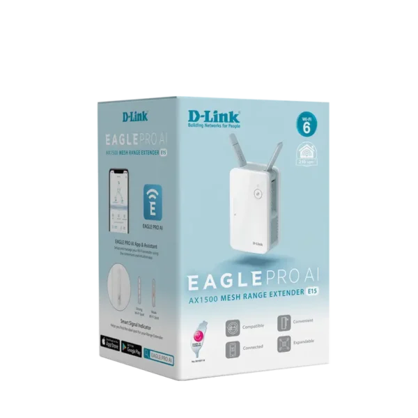748_BOX_1000x1000_E15.1 D-Link EaglePro AI AX1500 (E15)